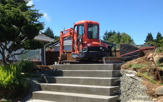 Mini Excavator Service in Qualicum Beach.